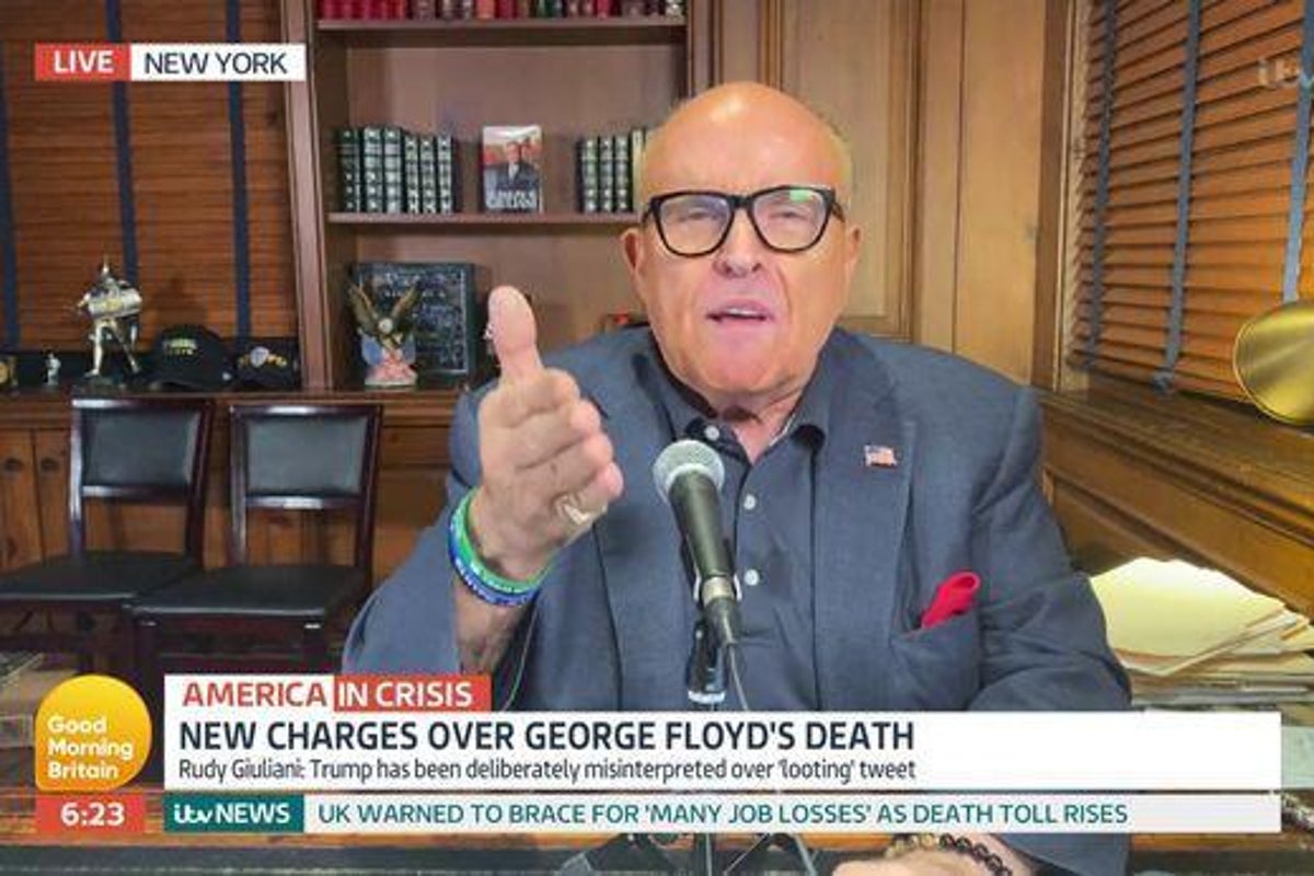 Piers Morgan and Rudy Giuliani clash over support for Trump live on GMB: ‘You are completely mad’