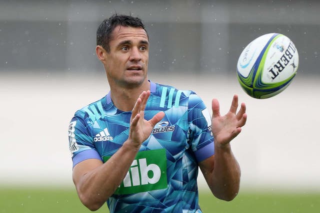 Dan Carter has joined The Blues after returning to New Zealand