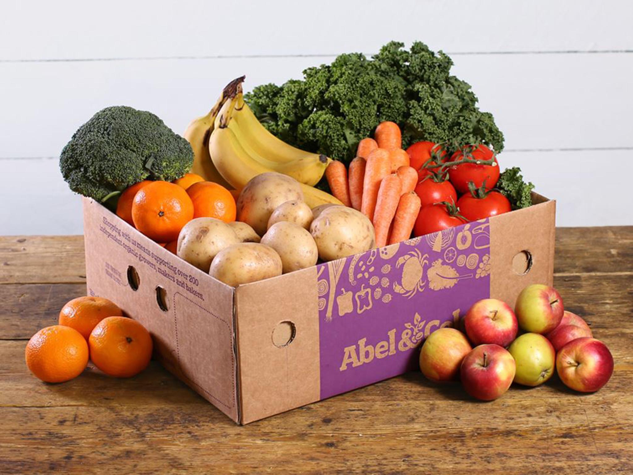 Abel and Cole small fruit and veg box  indybest 
