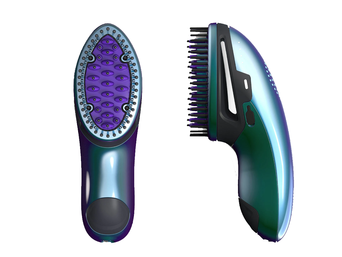 hair straightening brush boots