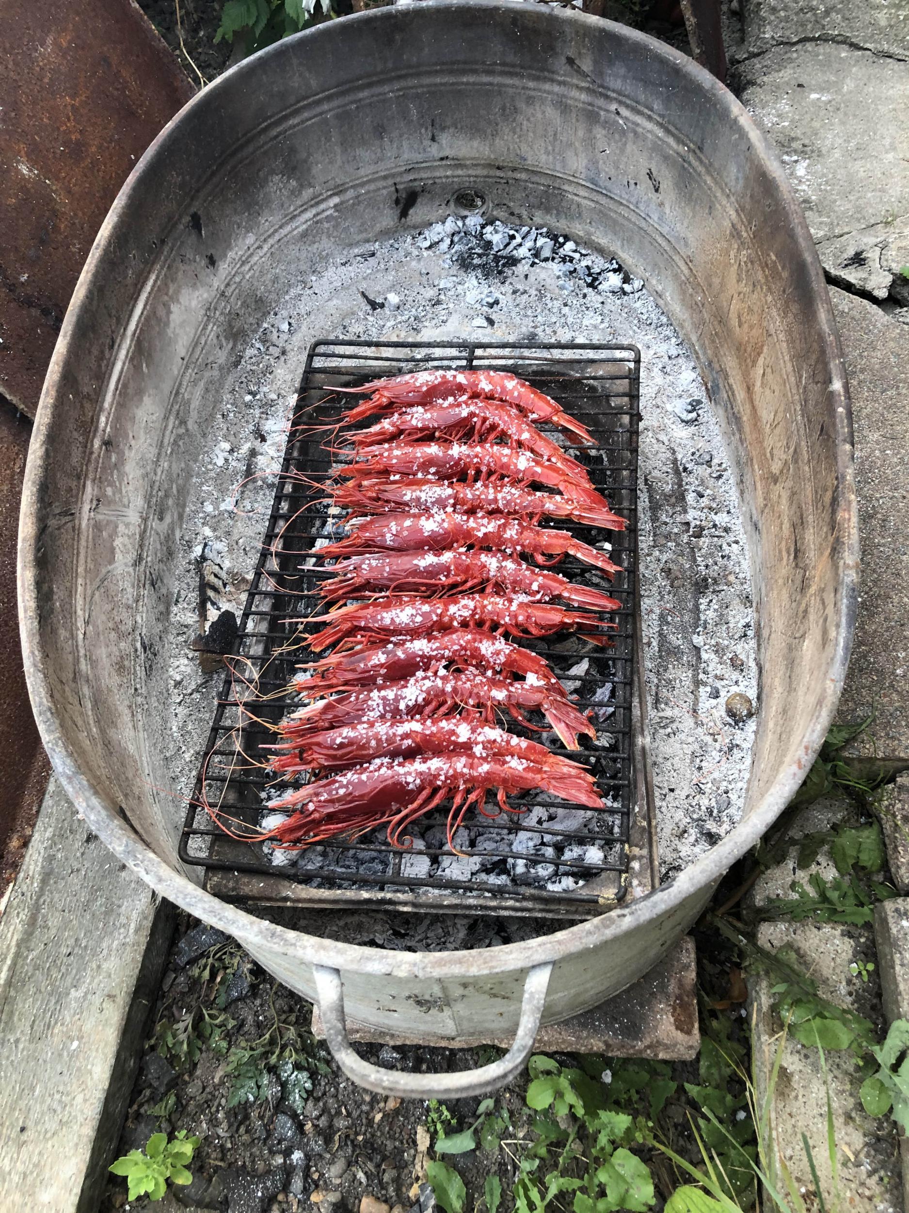 With these carabineros, the head is the best bit