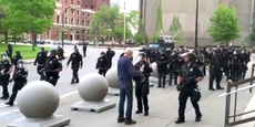 Buffalo cops who shoved elderly protester charged with assault