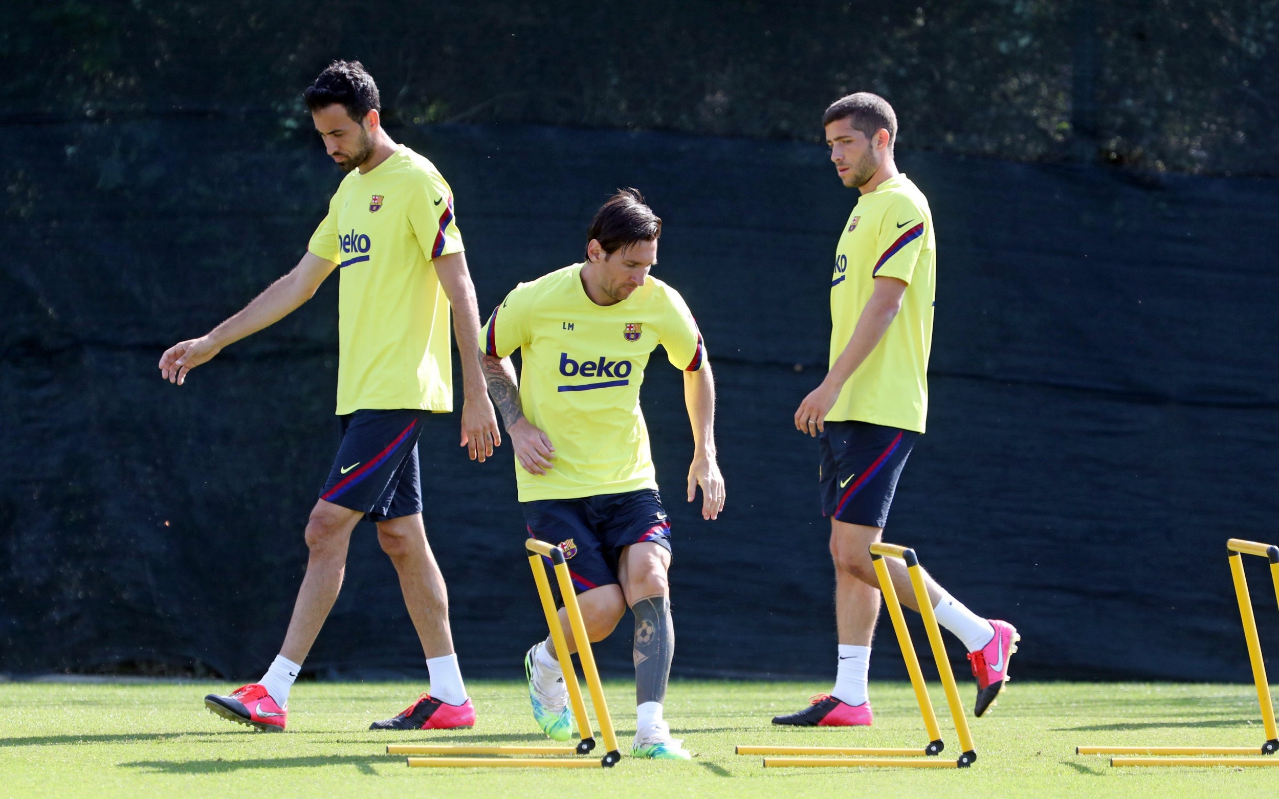 Barcelona prepare for Sevilla