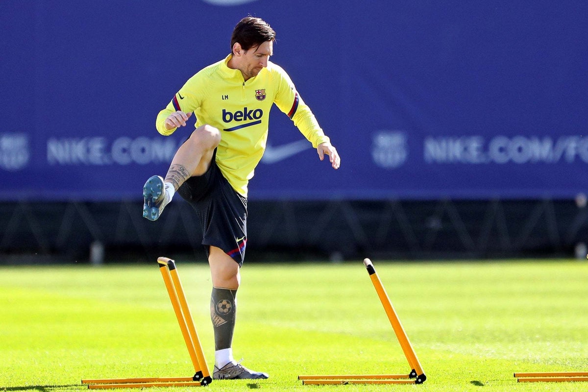 Lionel Messi: Barcelona confirm muscle injury ahead of La Liga restart ...
