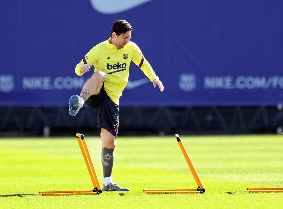 Lionel Messi is expected to return to full training in several days