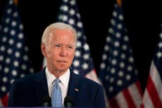 Joe Biden hits out at Trump's 'despicable' George Floyd comments