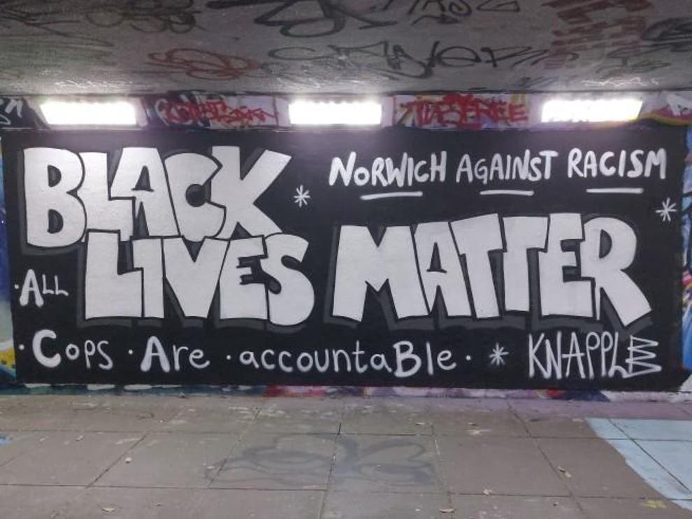 Council paints over Black Lives Matter mural after complaint about ...