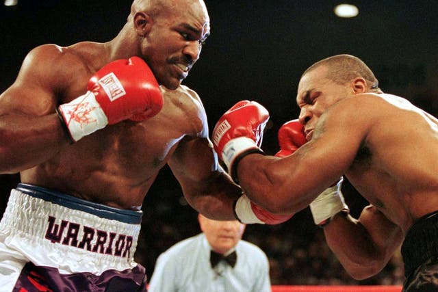 Evander Holyfield wanted to bite Mike Tyson 'right in the face' after he bit off his ear during their 1997 fight