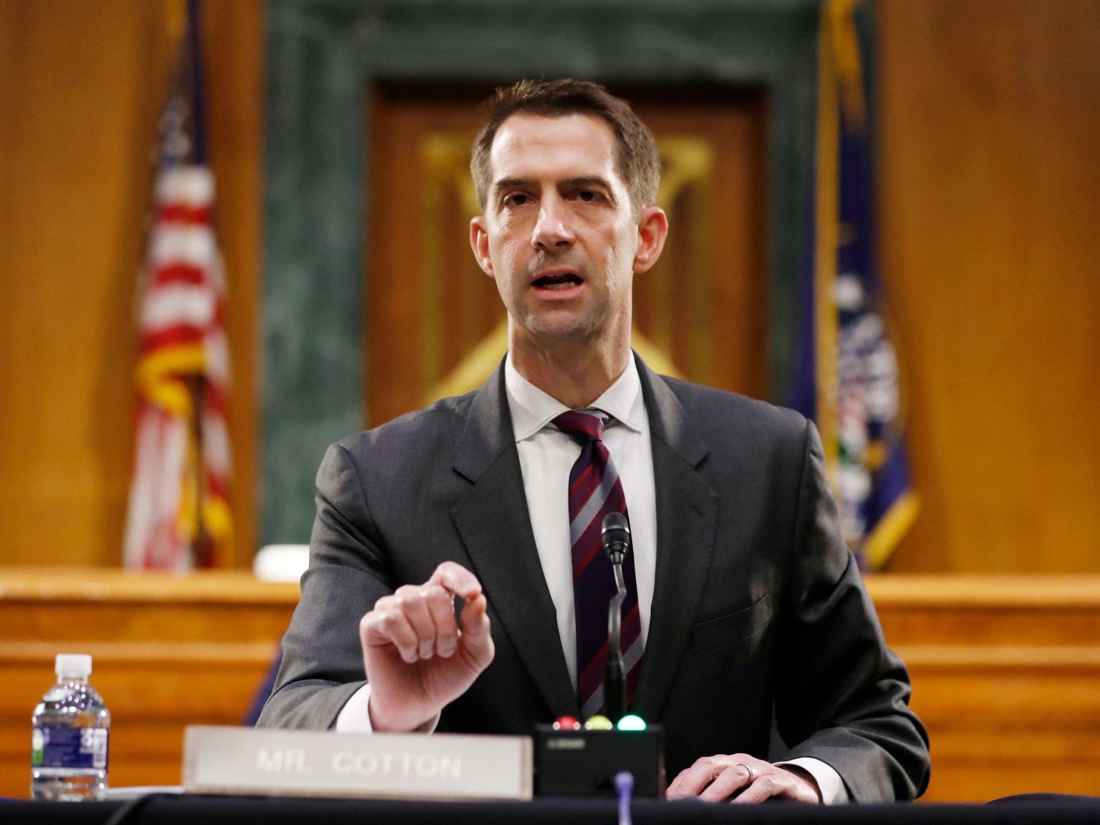 Tom Cotton is a Republican senator in the state of Arkansas