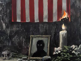 Banksy’s artwork inspired by the death of George Floyd
