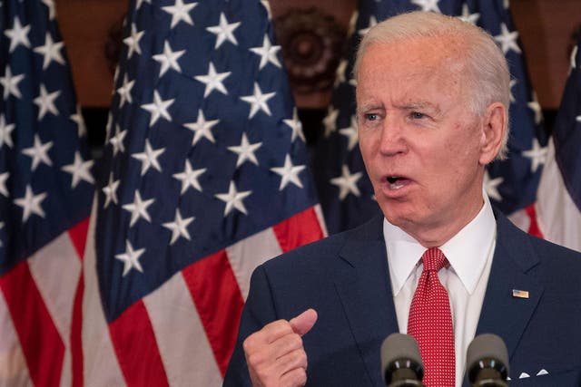 Joe Biden has formally won the Democratic nomination
