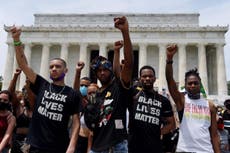 Hundreds of thousands of protestors take to America's streets to call for racial justice