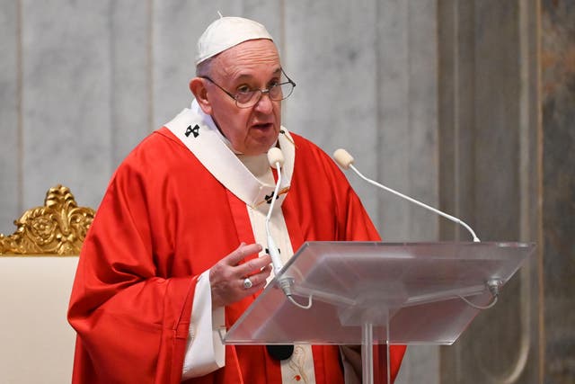 Pope Francis said no one should forget that coronavirus was still claiming many victims in other countries