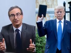 Trump is a ‘wildly unsuccessful bible salesman’, says John Oliver