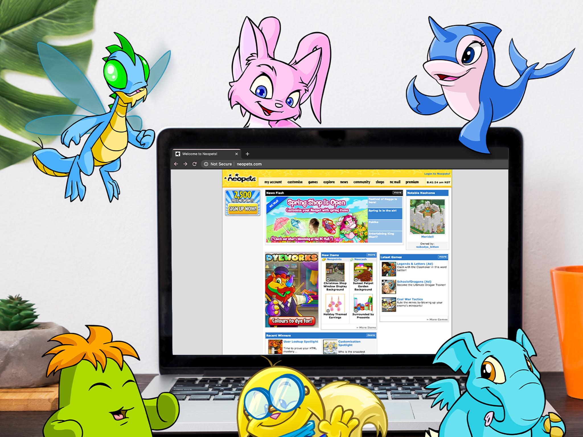free online games like neopets