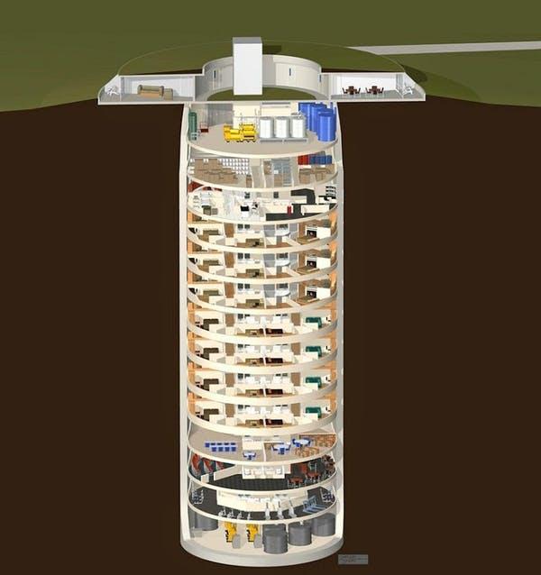 A cross section of Survival Condo