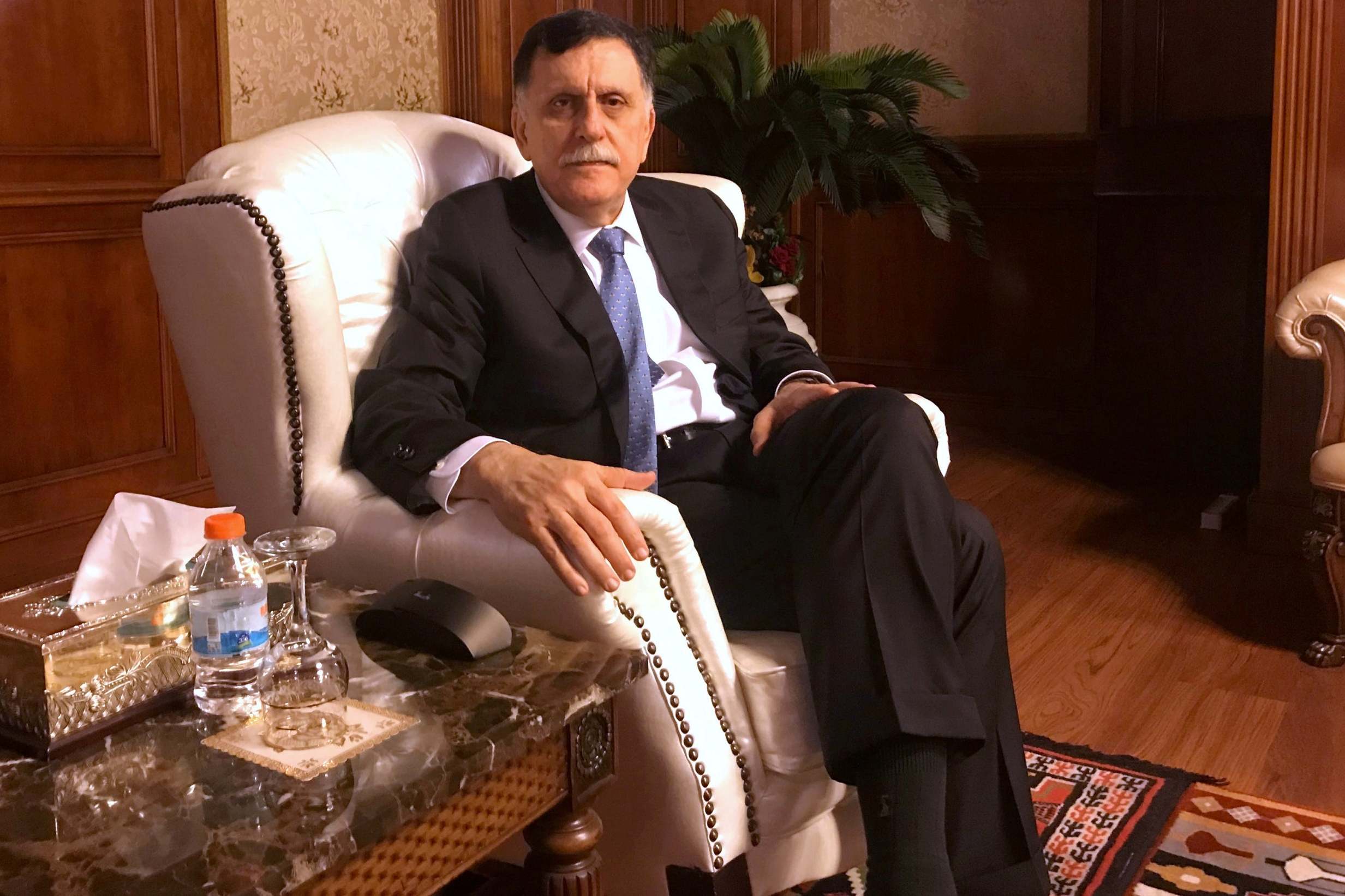 Fayez al-Sarraj, Libya’s internationally recognised prime minister (Reuters)