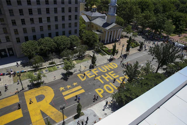 Black Lives Matter activists felt the need to amend the city’s artwork (