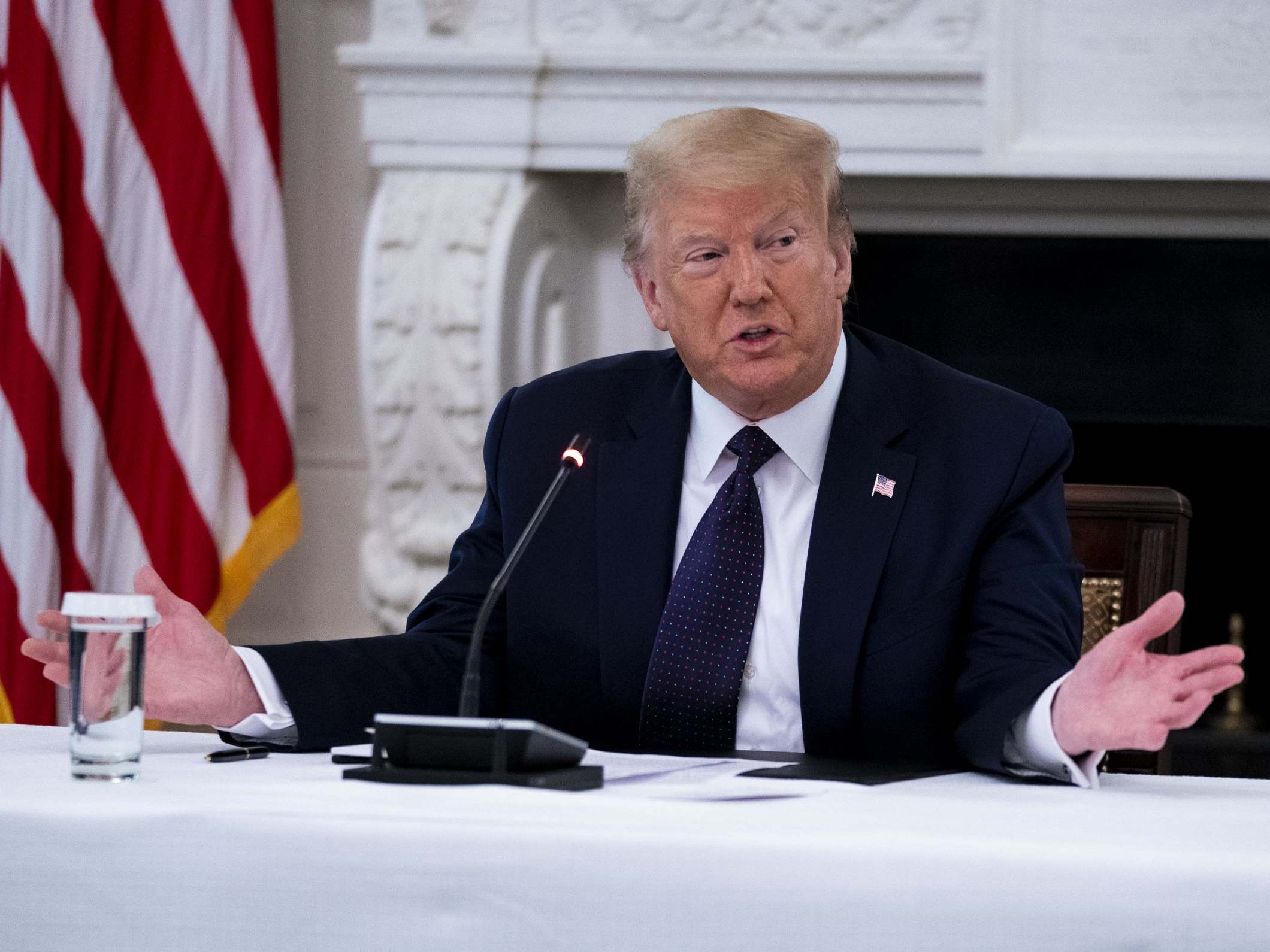 Trump news – live: President says police will not be defunded as Joe Biden set to attend George Floyd funeral thumbnail