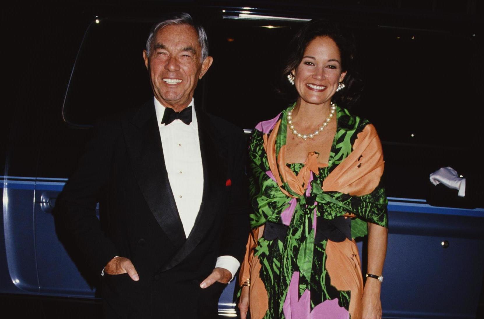 Barbara Allen de Kwiatkowski with husband Henryk at the opening of the Andy Warhol Museum in Pittsburgh in 1994