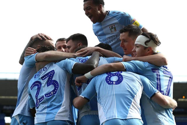 Coventry City have been promoted to the Championship as League One champions