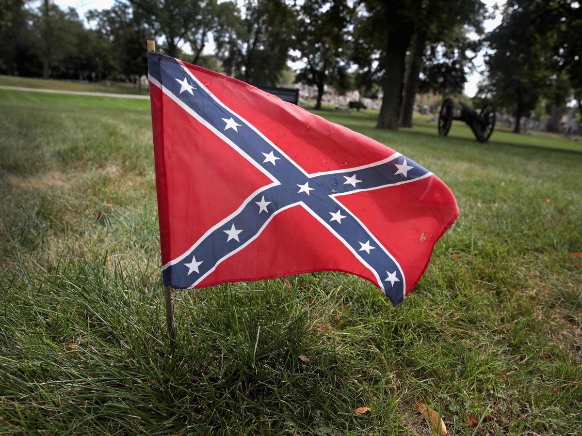 George Floyd protests,Confederate,US Army,US Marine Corps,Confederate flags,Black Liv...