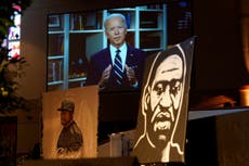 Joe Biden delivers emotional speech at George Floyd's funeral service
