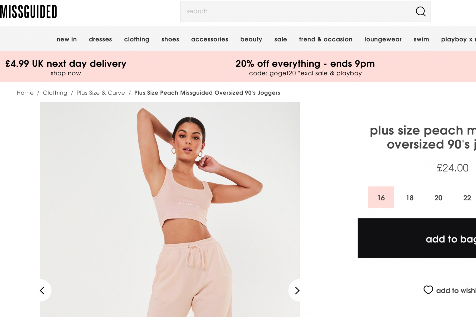 Missguided faces backlash for using size eight models to advertise  plus-size clothing, The Independent