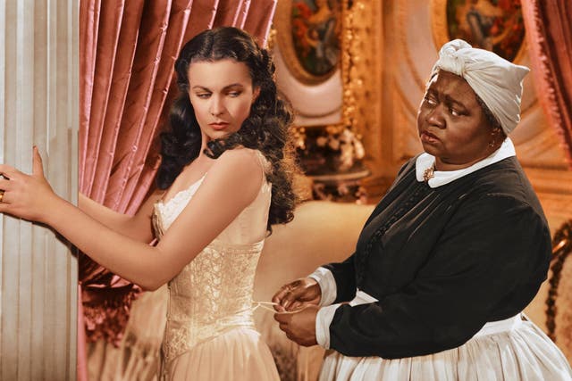 Hollywood trope: Hattie McDaniel (pictured with Vivien Leigh) played a ‘Mammy’ in ‘Gone with the Wind’