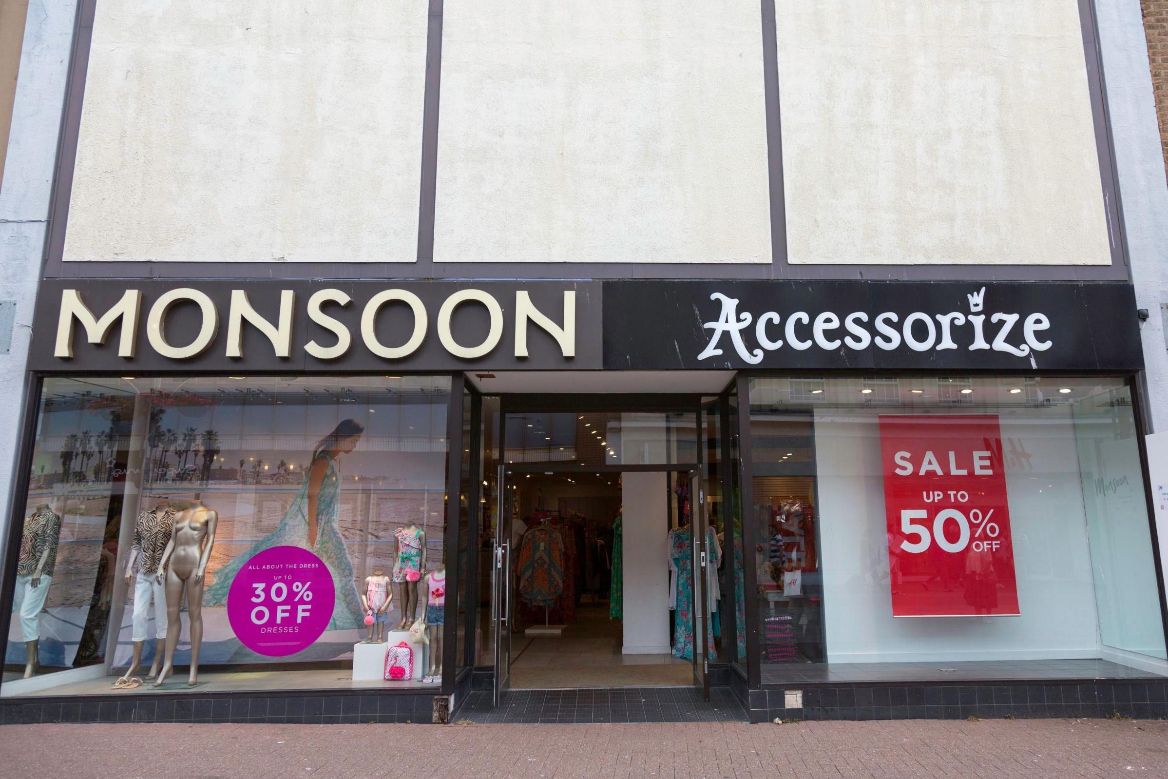Accessorize and Monsoon fall into administration