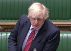 Boris Johnson says US 'bastion of peace and freedom' amid protests