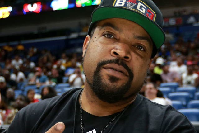 Ice Cube at a New Orleans basketball game in 2019