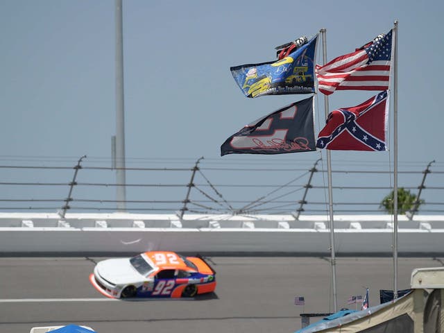 Nascar has banned the use of the Confederate flag from all races