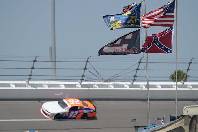 Nascar has banned the use of the Confederate flag from all races