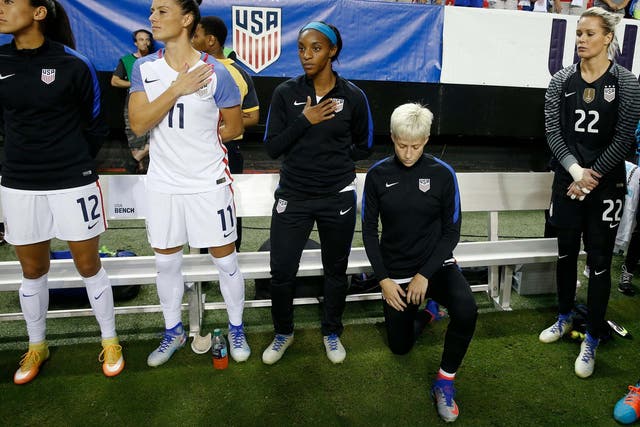 US Soccer has repealed the ban on players from kneeling during the national anthem in protest of racial inequality