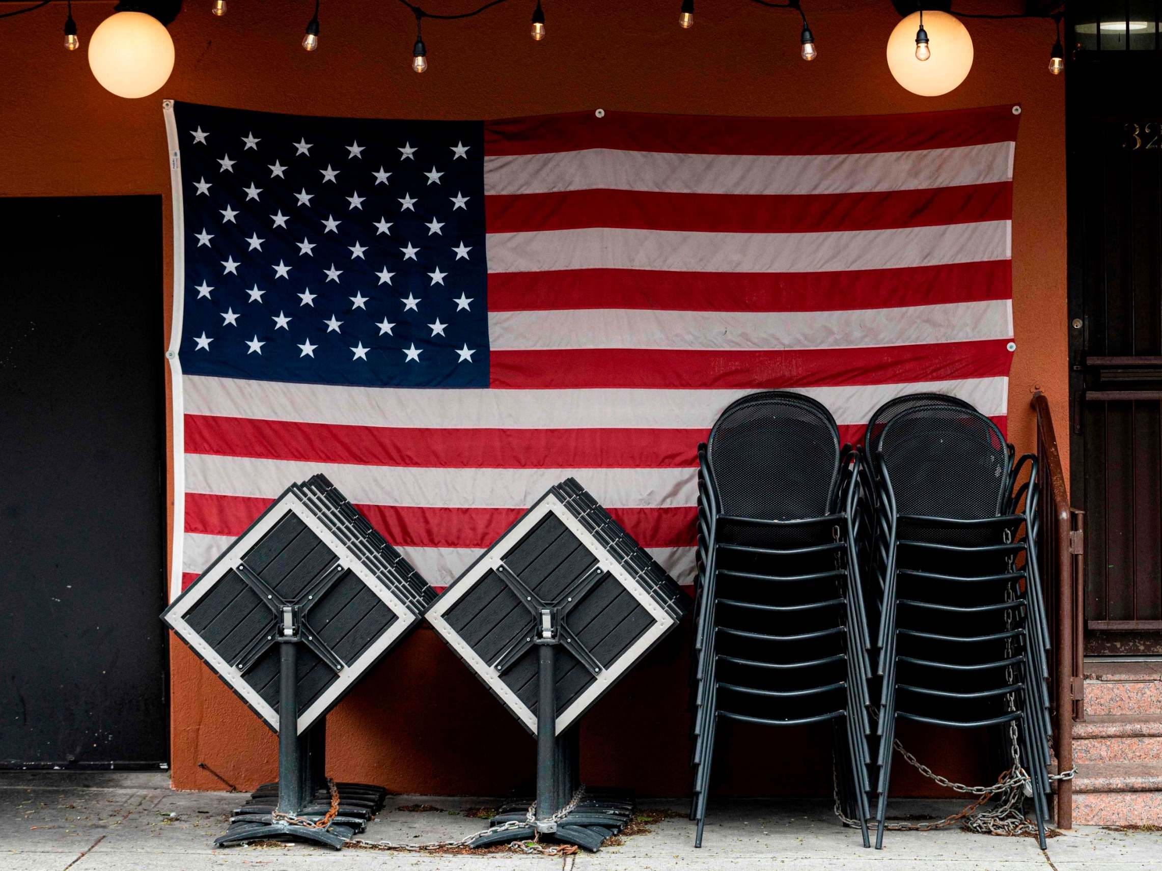 Businesses across the US remain closed, as some states open up