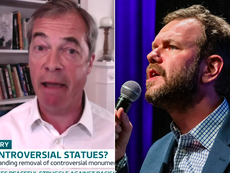 LBC presenter James O’Brien reacts to Nigel Farage’s sudden departure