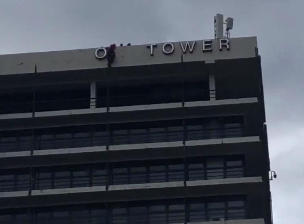 The lettering was removed from Colston Tower in Bristol following a raft of Black Lives Matter protests which took place across the UK over the weekend