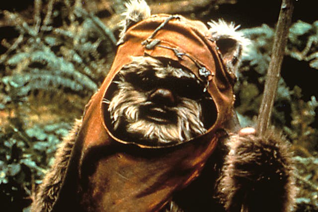 Warwick Davis as Wicket the Ewok in Return of the Jedi
