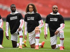 Premier League players pledge support to Black Lives Matter