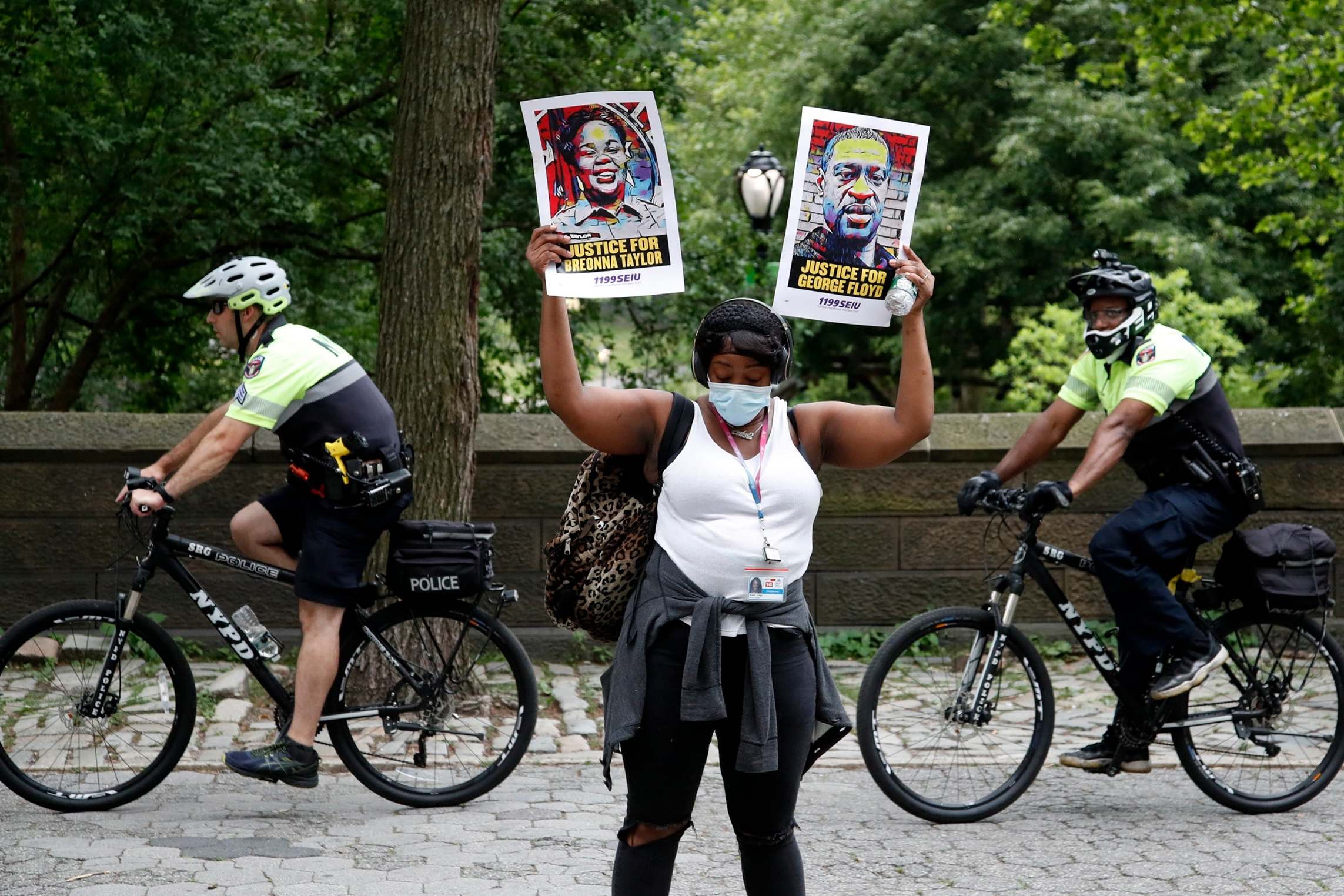 Protesters have called for justice for both George Floyd and Breonna Taylor