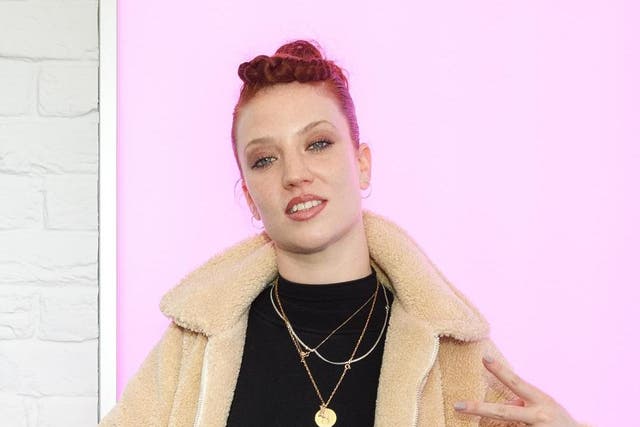 Jess Glynne at a radio event in 2019