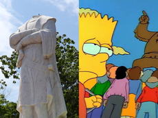 The Simpsons fans suggest cartoon predicted Columbus statue beheading