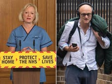 Head nurse dropped from No 10 briefing ‘over refusal to back Cummings’
