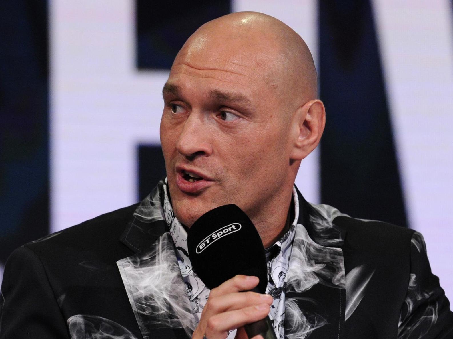 Tyson Fury is represented by MTK Global, Top Rank and Queensbury Promotions