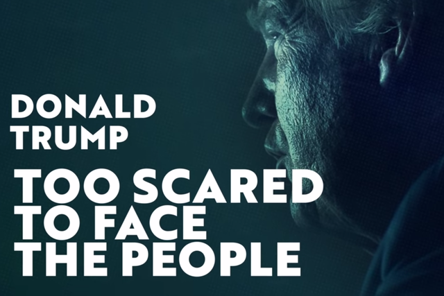 President Donald Trump criticised in Joe Biden's new campaign ad