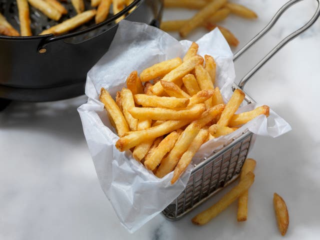 <p>Opt for mashed potatoes over French fries</p>