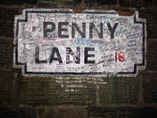 Every road sign on Penny Lane vandalised over speculated slavery links