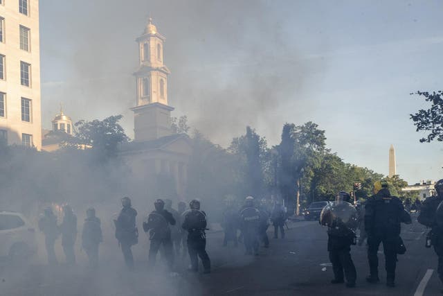 Related Video: Police fire tear gas at protesters near the White House