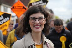 Lib Dem leadership hopeful suggests she can free party from coalition 